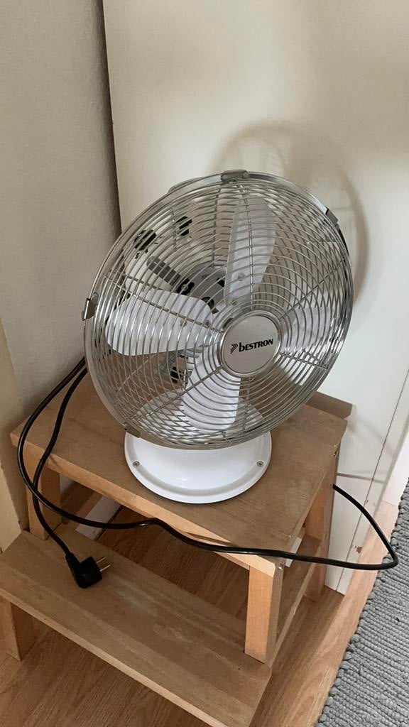 Bestron tafelventilator wit, Ophalen, Zo goed als nieuw, Tafelventilator