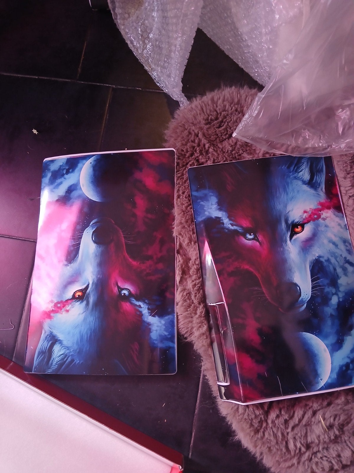 PS5 Kappen - Custom Design Wolven, Ophalen, Zo goed als nieuw, Overige typen, PlayStation 5