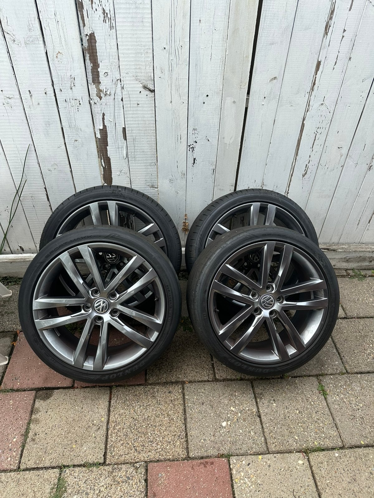 5x112 18 inch Originele VW salvador velgen, Auto-onderdelen, Banden en Velgen, Ophalen, Banden en Velgen