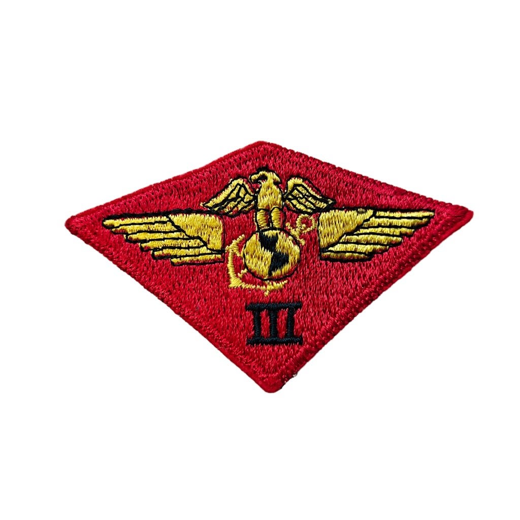 WWII USMC 3rd Air Wing Patch, Verzamelen, Militaria | Tweede Wereldoorlog, Ophalen of Verzenden, Luchtmacht, Amerika, Embleem of Badge