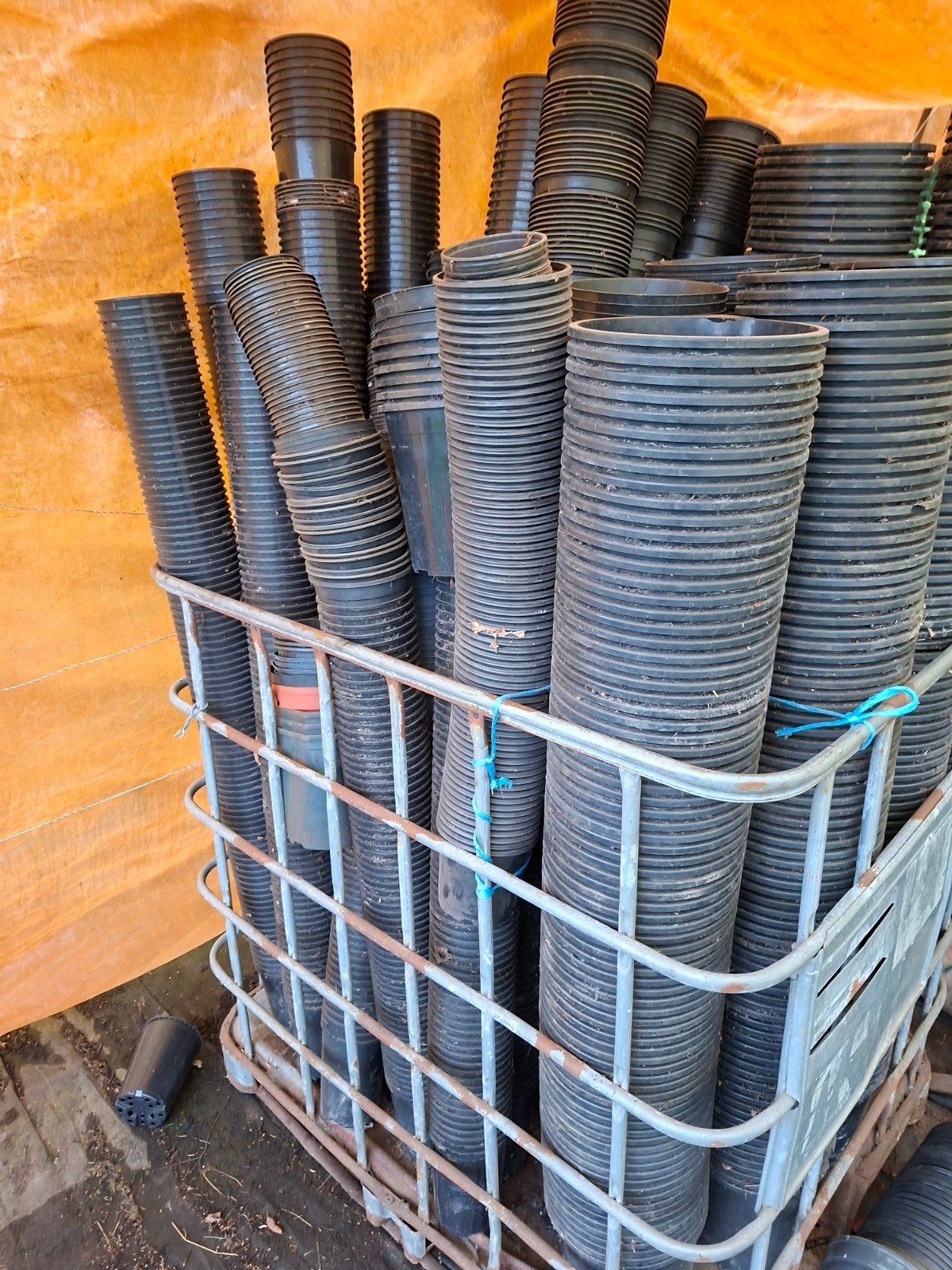 Grote partij gebruikte kweekpotten / bloempotten, Tuin en Terras, Ophalen, Kunststof, Gebruikt, Minder dan 25 cm