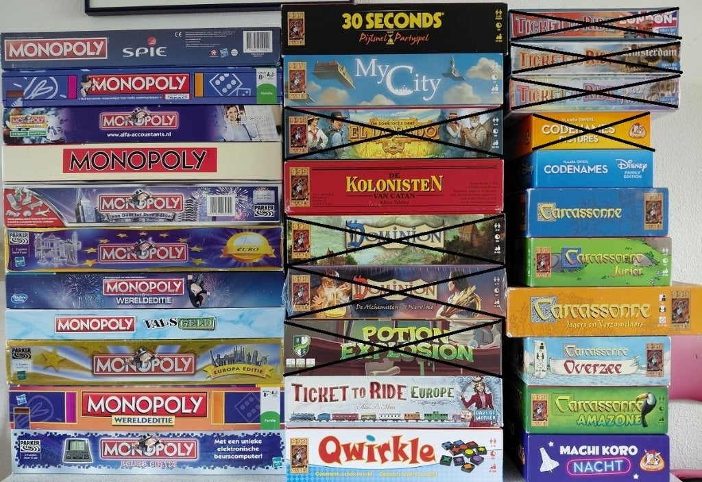 Opruiming bord en kaart spellen, Een of twee spelers, Ophalen of Verzenden, Gebruikt, Diverse uitgevers
