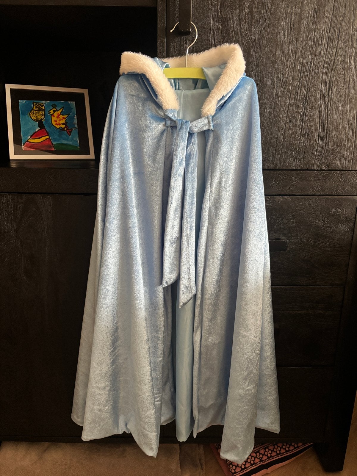 Elsa Frozen cape met bontkraag, Ophalen, Zo goed als nieuw, Meisje