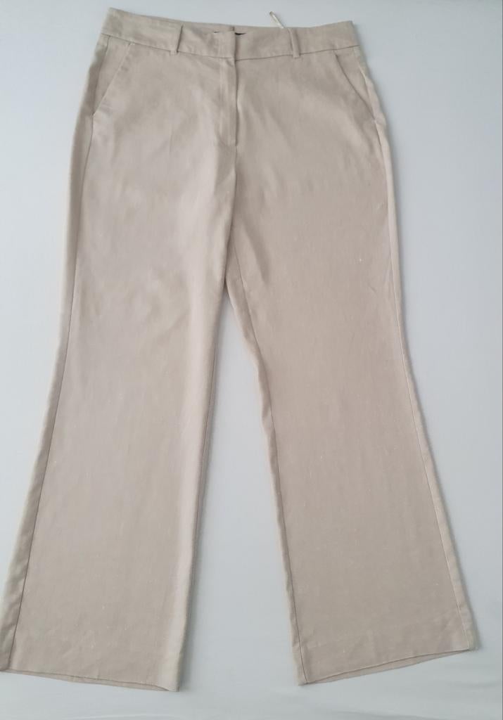 Expresso linnen broek maat 44, Expresso, Beige, Maat 42/44 (L), Ophalen of Verzenden