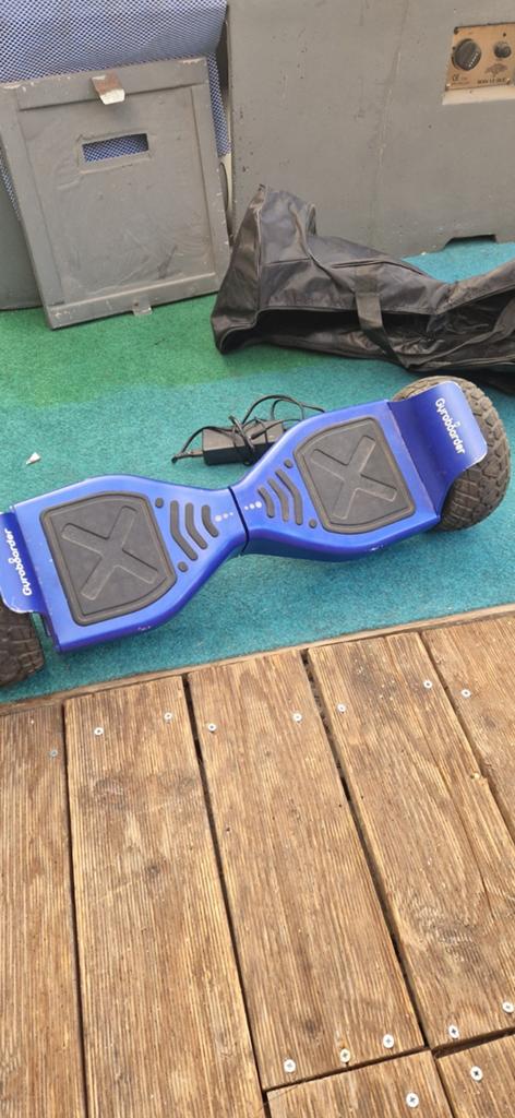 Blauwe Gyroboarder Hoverboard met oplader, Ophalen of Verzenden