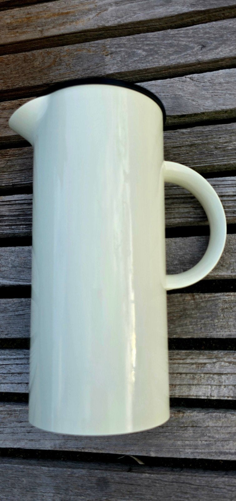 Stelton EM77 Waterkan - Erik Magnussen Design, Gebruikt, Kunststof, Ophalen of Verzenden, Wit