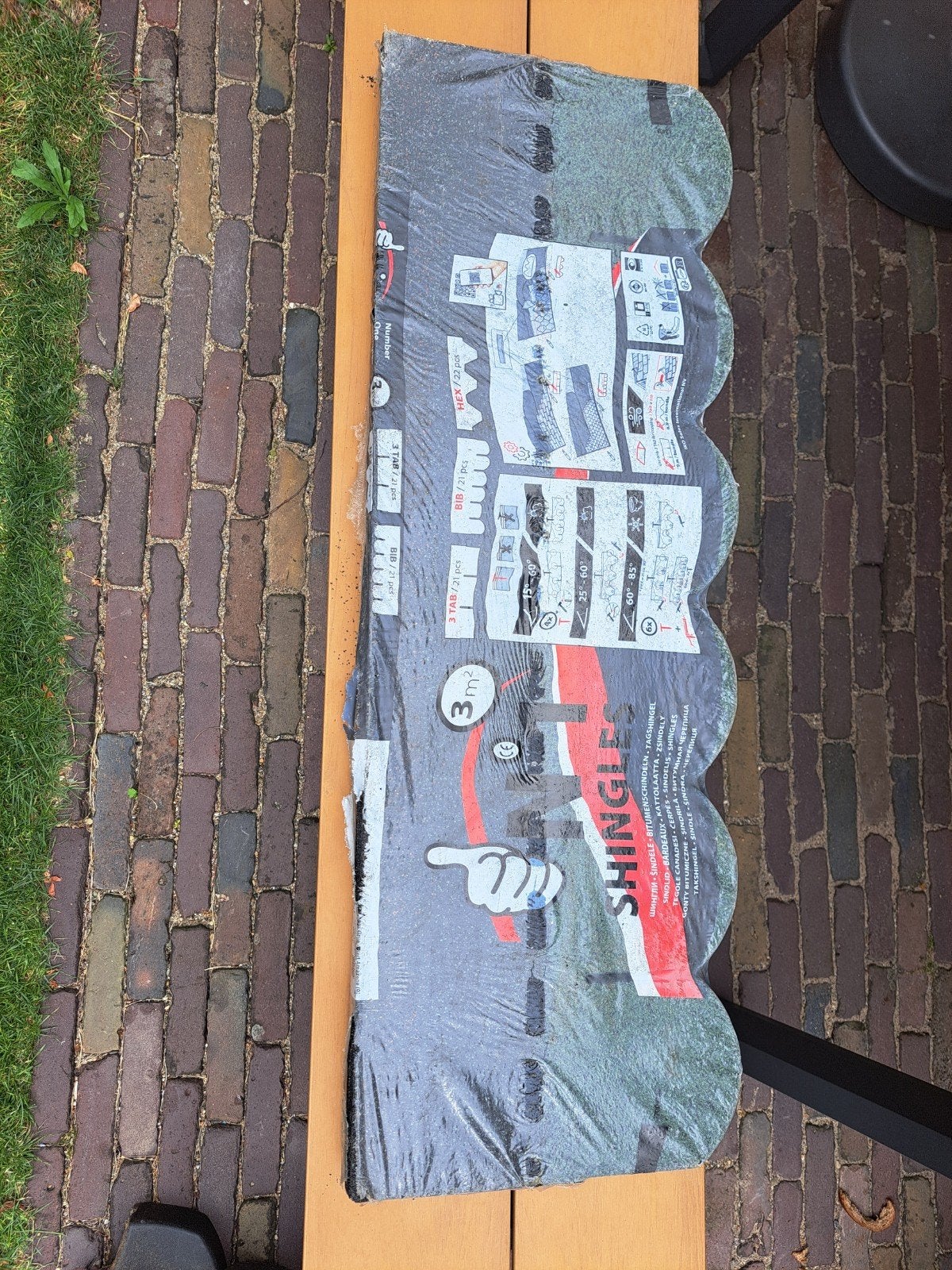 Dakshingles groen 3m2, Ophalen, Overige materialen, Overige kleuren, Nieuw