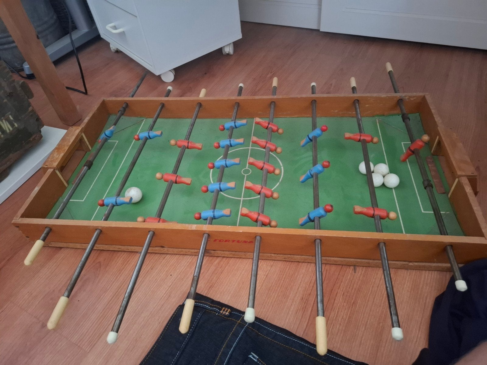 Vintage Fortuna Voetbaltafel - Retro Tafelvoetbal, Ophalen, Gebruikt