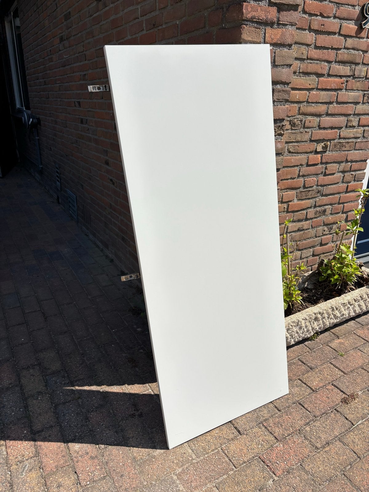 Witte deur voor keukenkast met scharnieren 60  / 77 cm, Ophalen, Zo goed als nieuw, 50 tot 100 cm