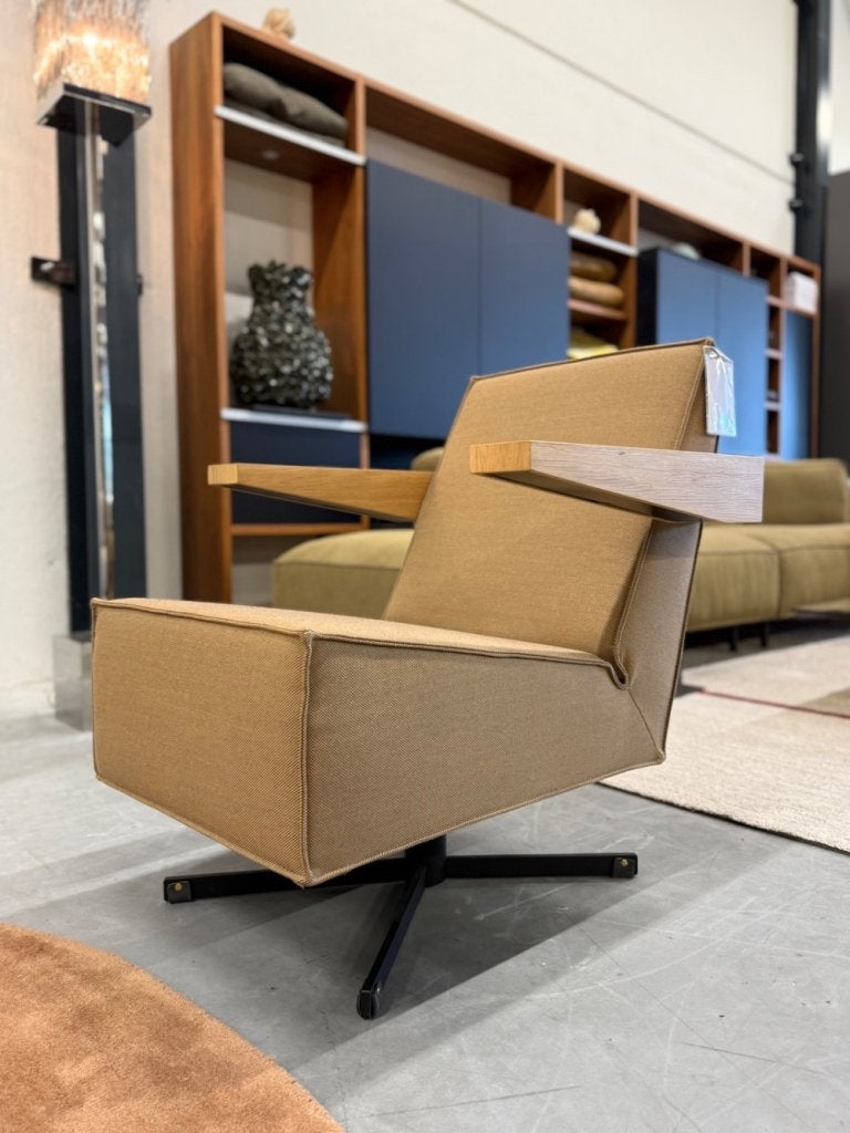 Showmodel Rietveld Originals Press Room Chair Draai Fauteuil, Rietveld Originals, Nieuw, 75 tot 100 cm, Ophalen of Verzenden