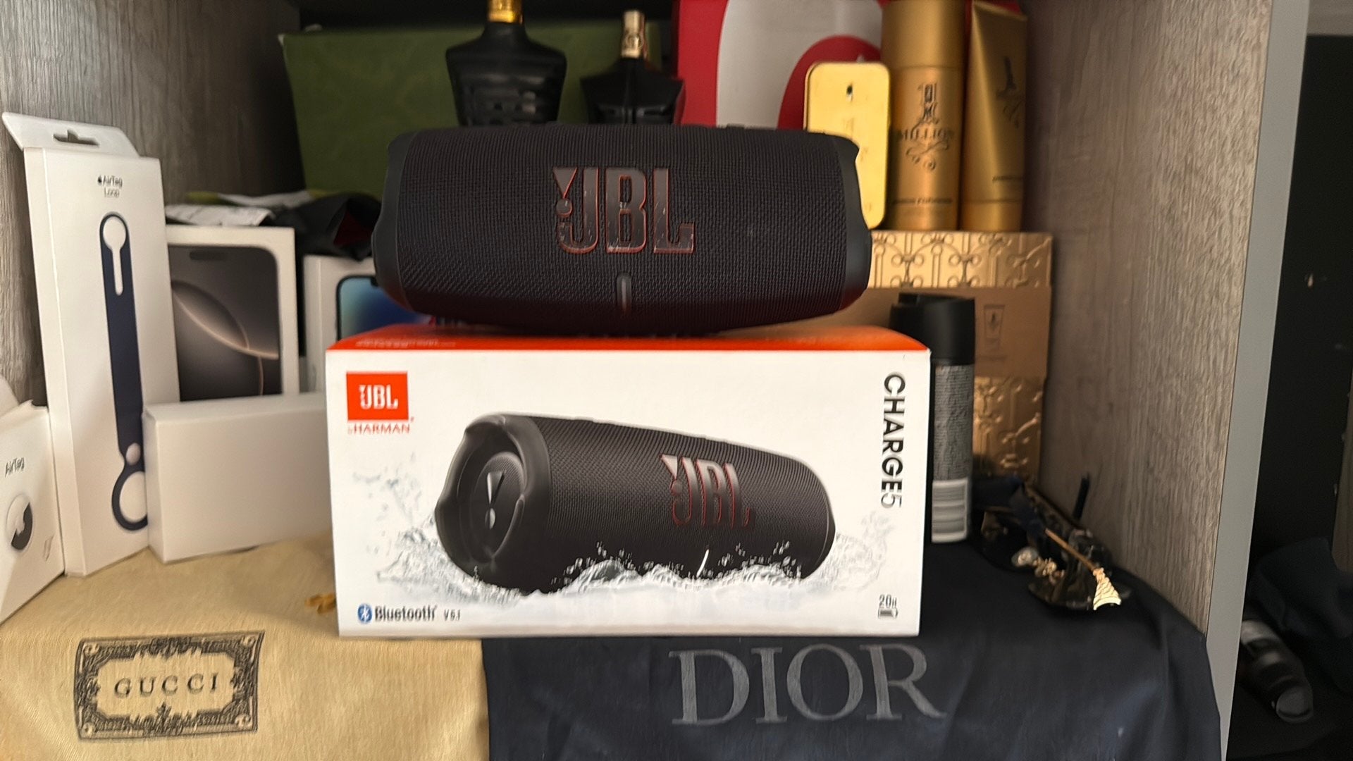 JBL Charge 5 Draagbare Bluetooth Speaker Zwart, JBL, Ophalen of Verzenden, Zo goed als nieuw, Draagbare speaker
