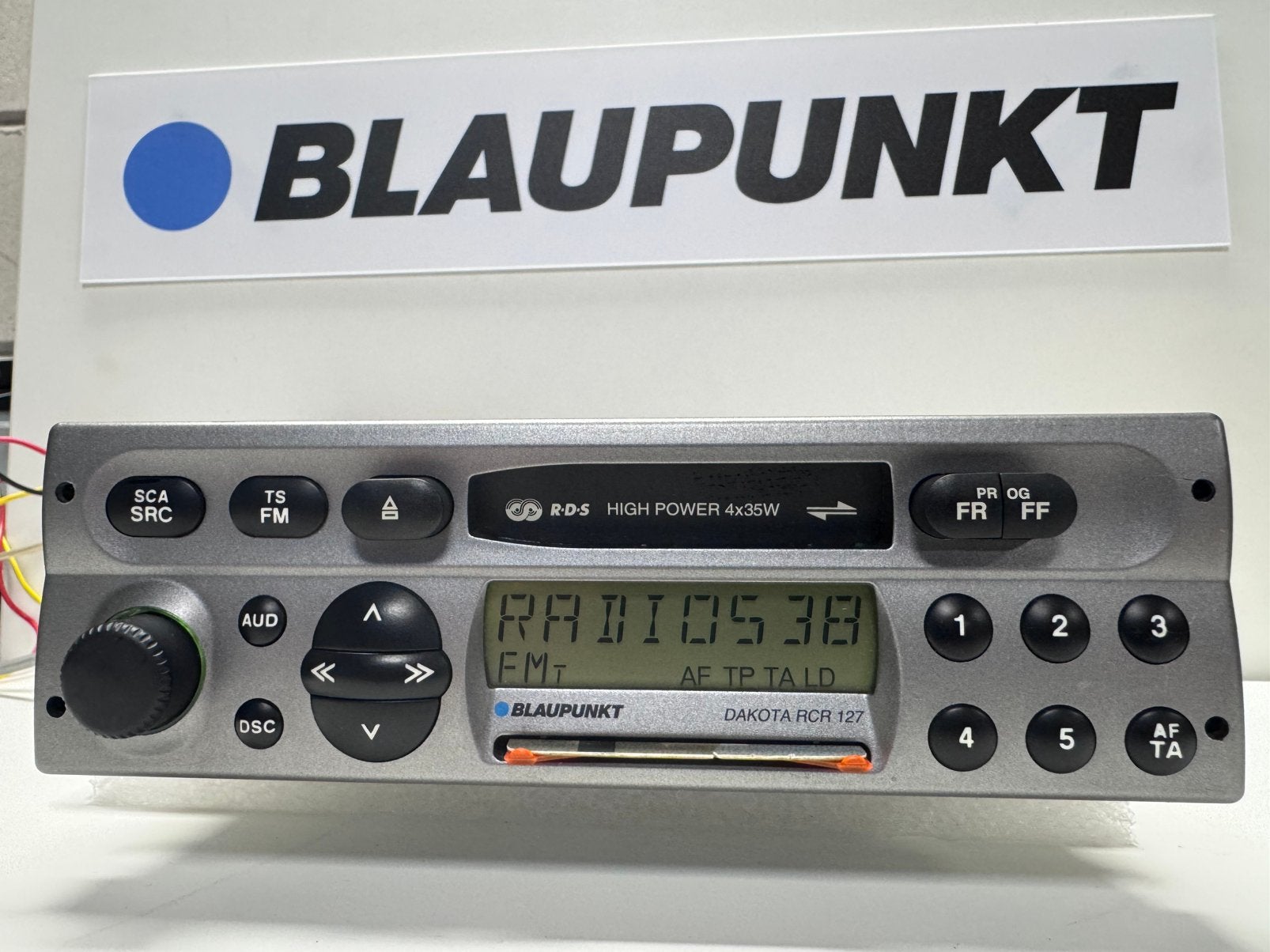 Blaupunkt Dakota RCR 127 RDS Radio/Cassette, Auto diversen, Autoradio's, Ophalen of Verzenden, Gebruikt