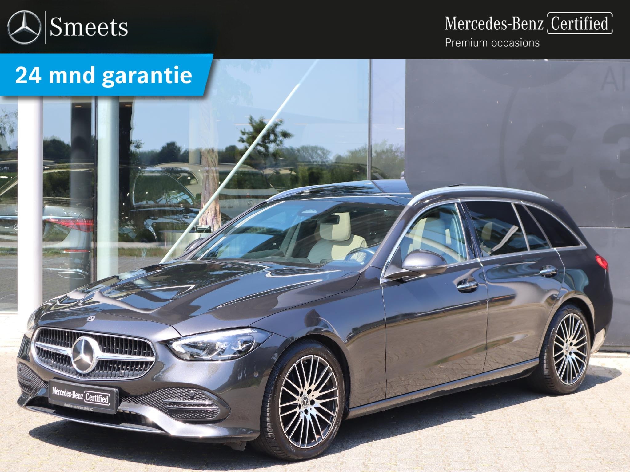 Mercedes-Benz C-klasse Estate 200 Launch Edition Luxury Line, Auto's, 4 cilinders, Stoelverwarming, Origineel Nederlands, 204 pk