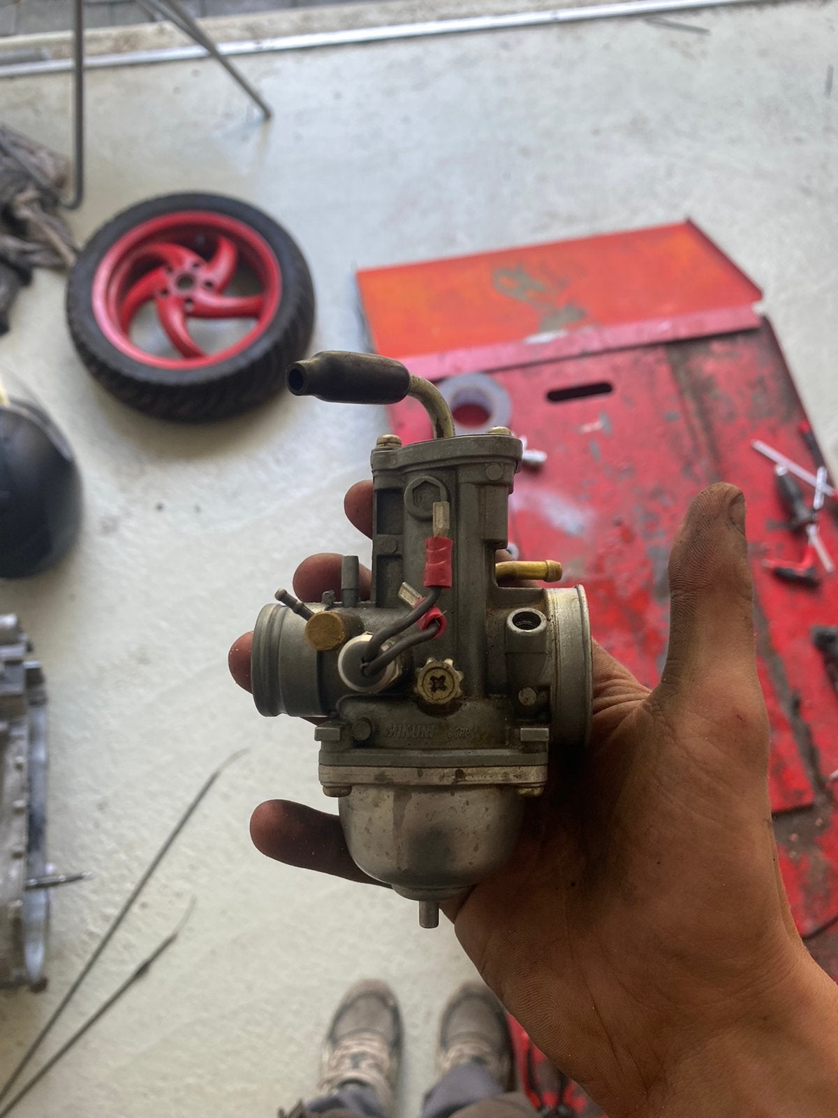 20.5 mm mikunk carb orgineel skipper, Ophalen of Verzenden, Zo goed als nieuw, Carburateur