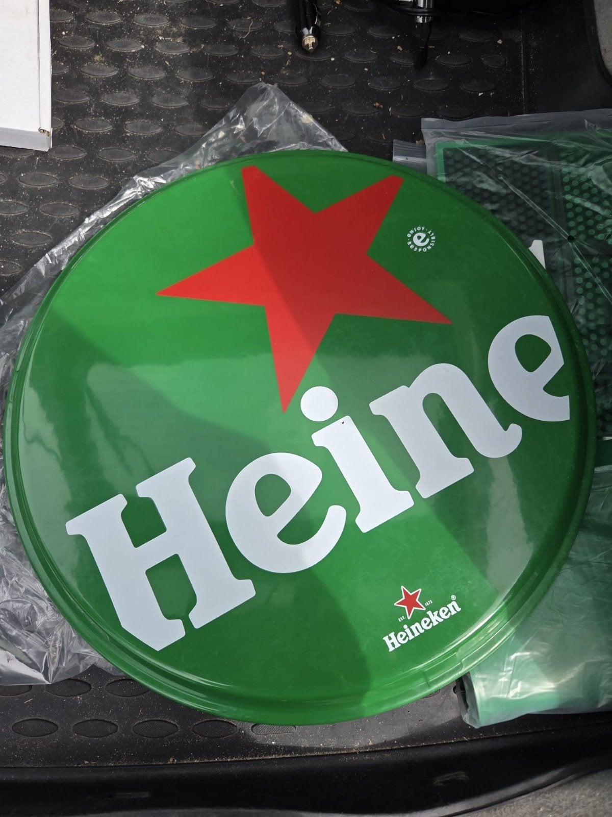 Nieuw ! HEINEKEN Dienblad 35 cm, Ophalen of Verzenden, Nieuw, Heineken