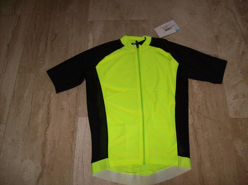 Nieuw Rogelli Ray wielershirt zwart/fluor maat S, Fietsen en Brommers, Fietsaccessoires | Fietskleding, Nieuw, Heren, Bovenkleding