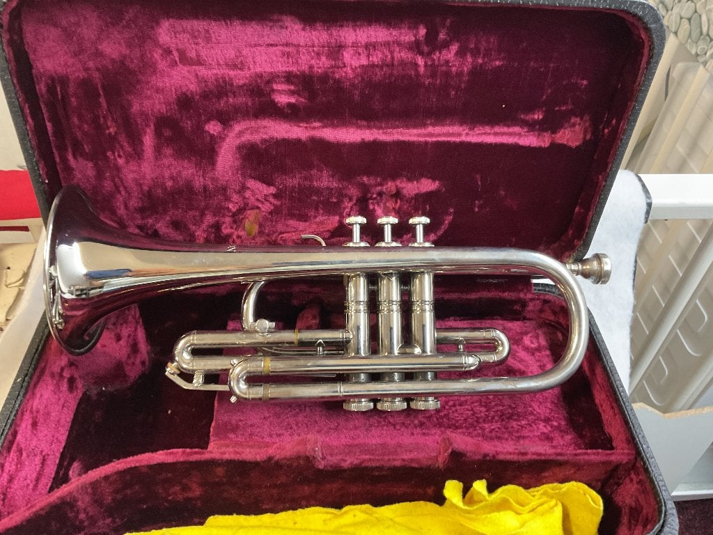 BUFON  Cornet  Bb, Ophalen of Verzenden, Gebruikt, Overige typen, Met koffer