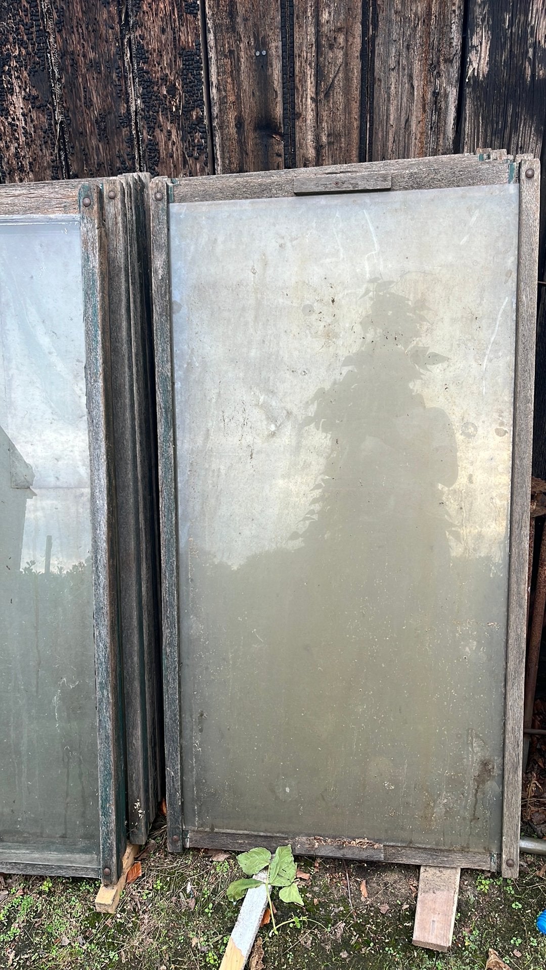 Tuinkas broeibak ruiten en beton bak, Overige materialen, Gebruikt, Kweekkas, Ophalen of Verzenden