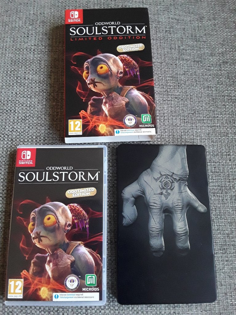 Nintendo Switch Game Oddworld Soulstorm Limited Oddition, Spelcomputers en Games, Games | Nintendo Switch, Zo goed als nieuw, 1 speler