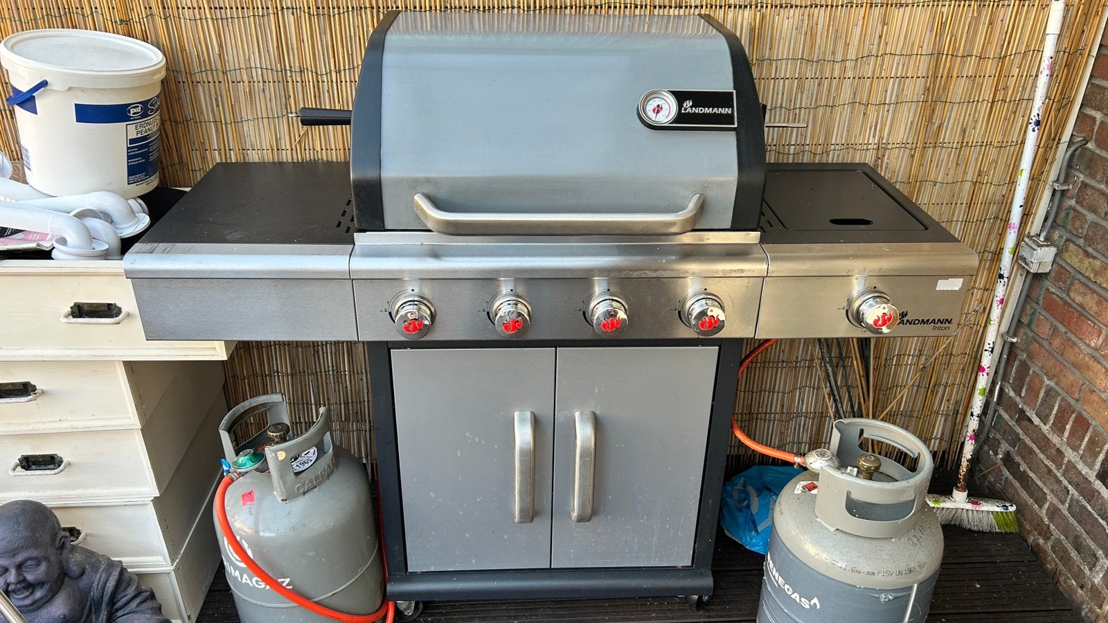 Landmann Triton gasbarbecue, Ophalen, Zo goed als nieuw