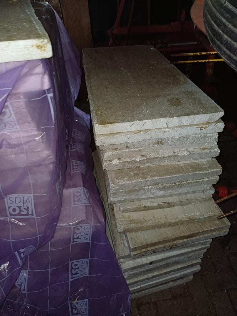 isolatie plaatjes, Doe-het-zelf en Verbouw, Isolatie en Afdichting, Ophalen, 4 tot 8 cm, Gebruikt, 15 m² of meer
