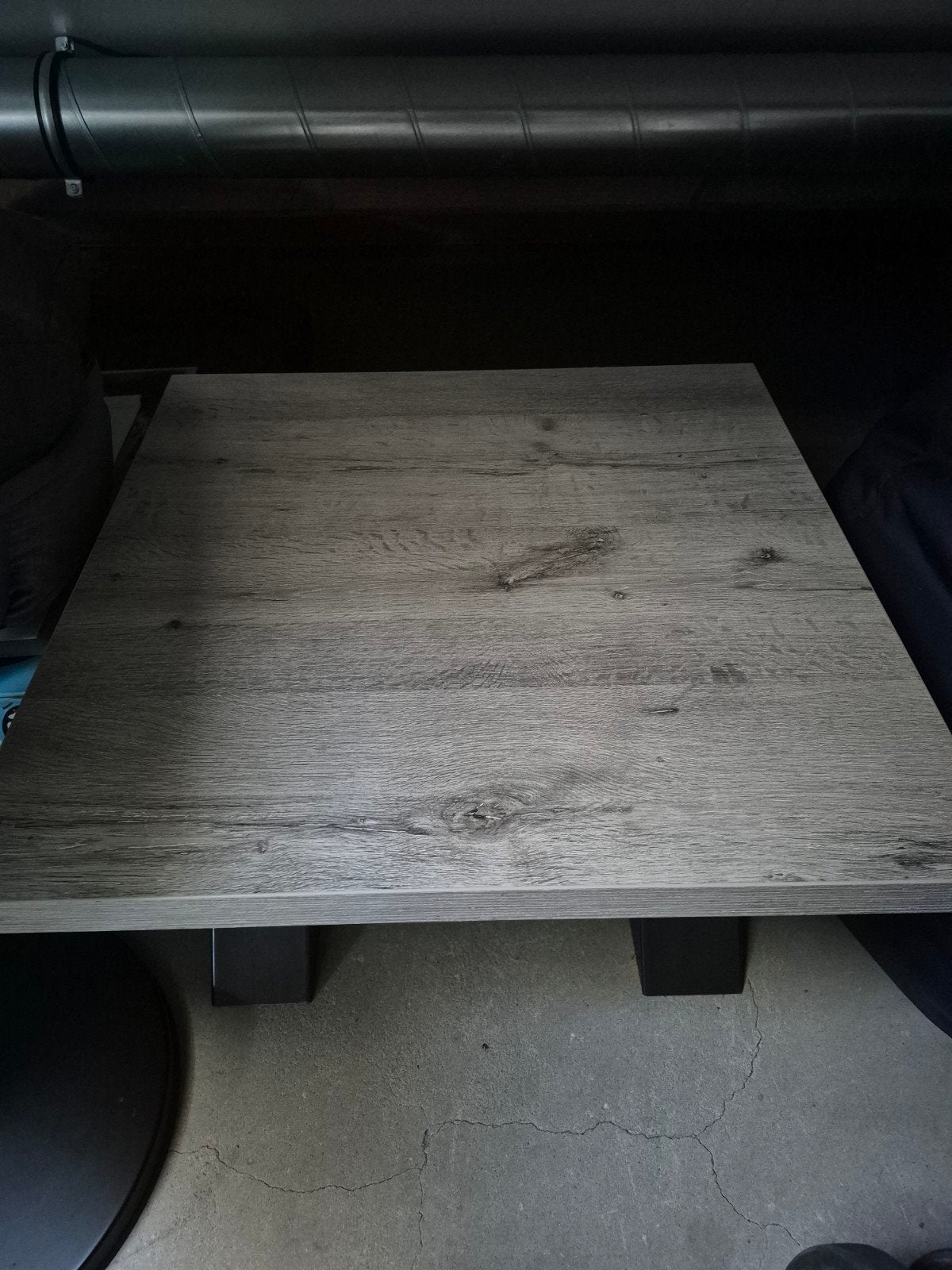 Bijzettafel, kleine salontafel, Ophalen, 50 tot 100 cm, Vierkant, 50 tot 100 cm