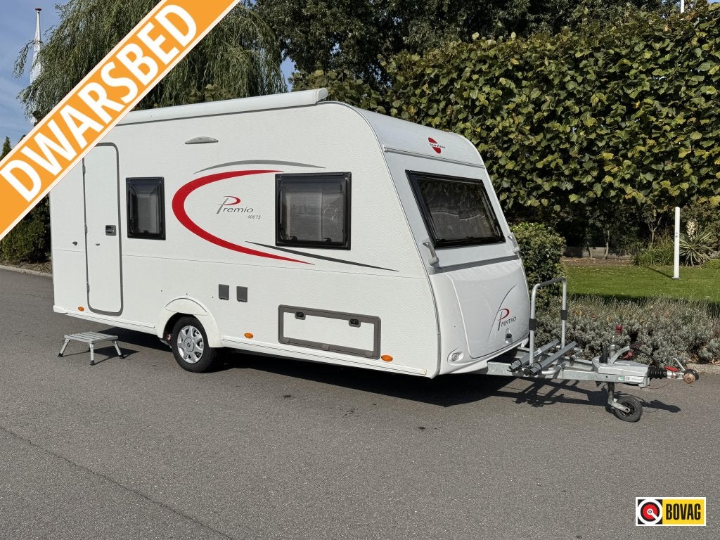 Bürstner Premio 400 TS Mover,Luifel,lichtgewicht, Caravans en Kamperen, Schokbreker, Bedrijf, Treinzit, Bürstner