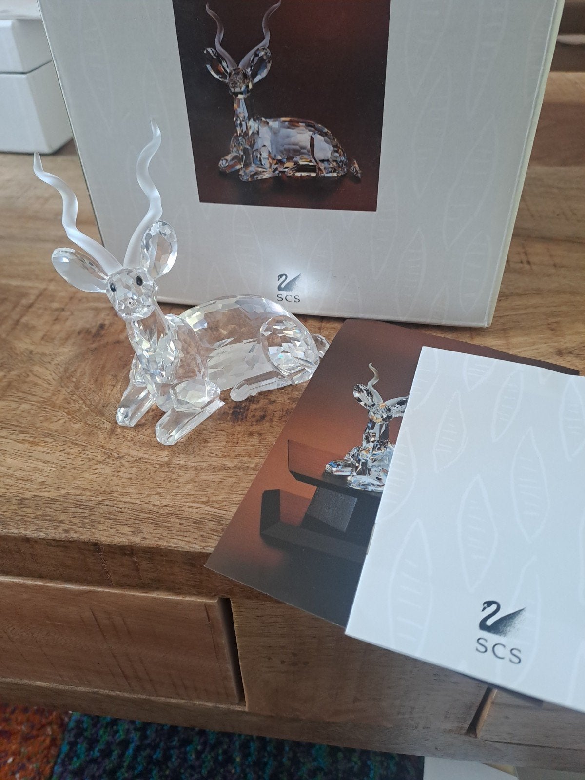 Swarovski Kudu Jaarstuk 2014 met doos en certificaat, Verzamelen, Ophalen of Verzenden