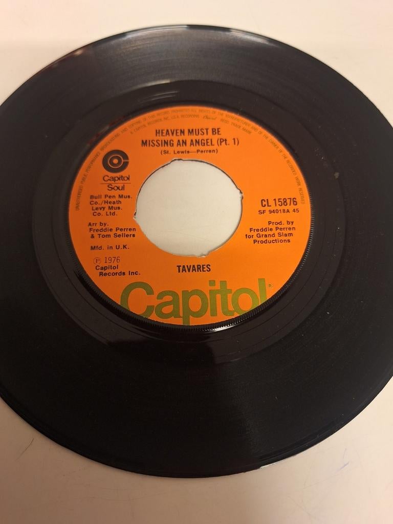 Tavares - Heaven must be missing an Angel, part l&ll, 1976., Verzenden, 1970 - 1979, 7 inch