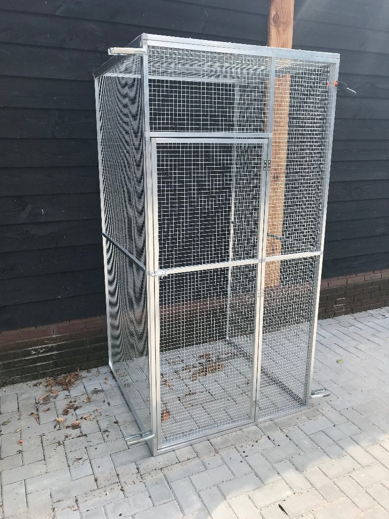 Aluminium volière 102 x 104 x 202 cm nieuw, Ophalen of Verzenden, Nieuw, Aluminium, Volière