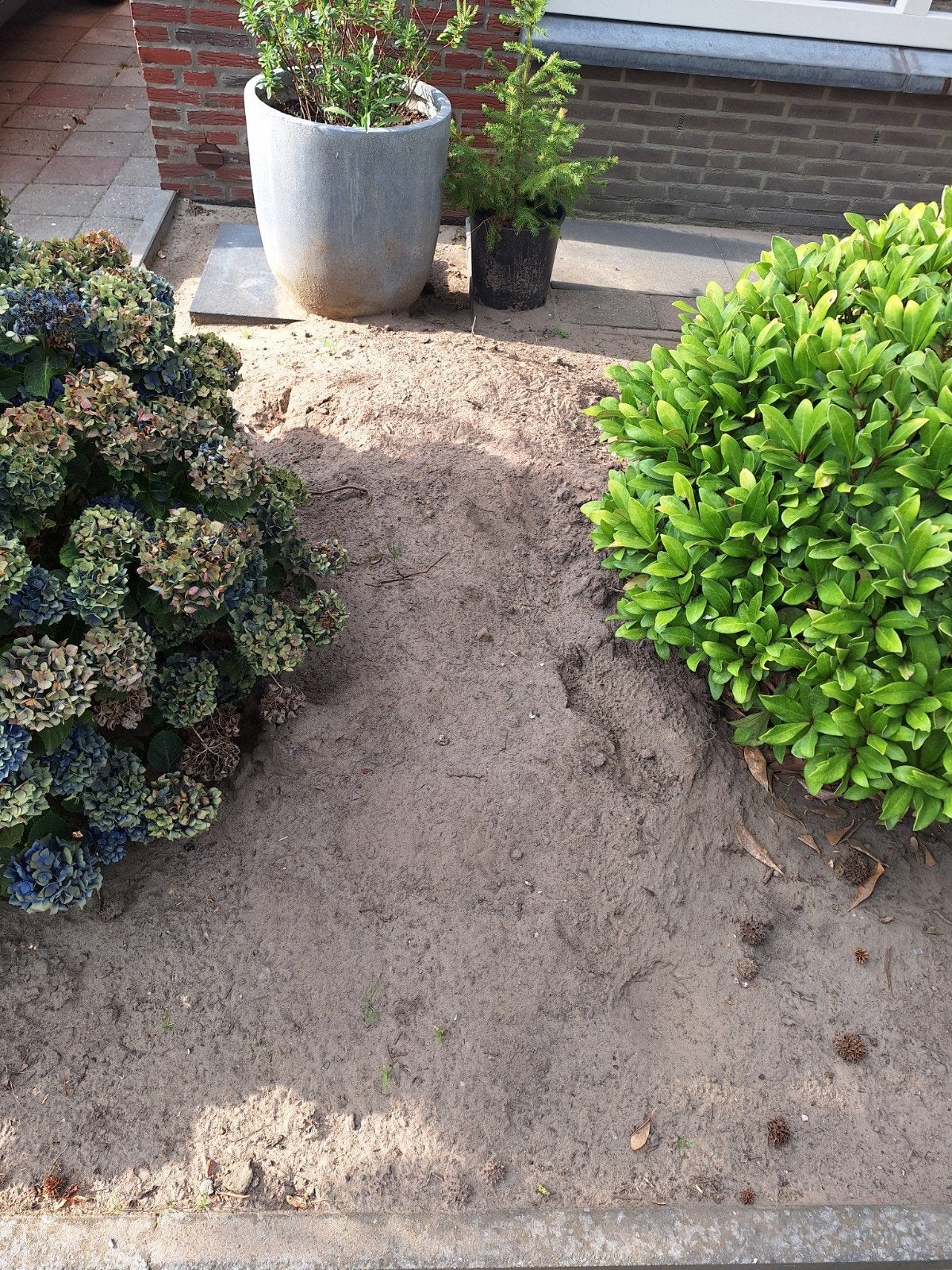 Gratis zwart zand, Tuin en Terras, Ophalen, Overige materialen