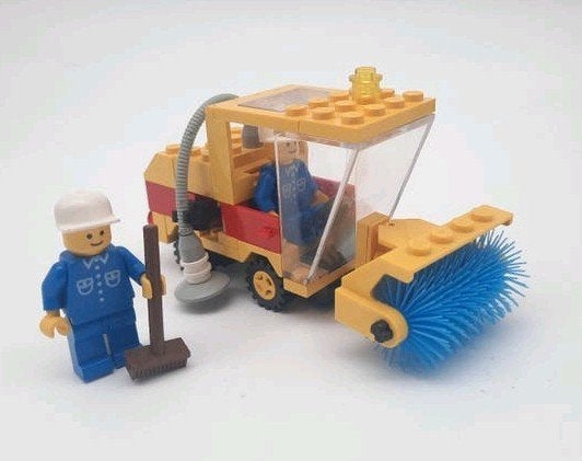 Lego 6645 Straatveeg wagen compleet, Gebruikt, Lego, Ophalen of Verzenden, Compleet