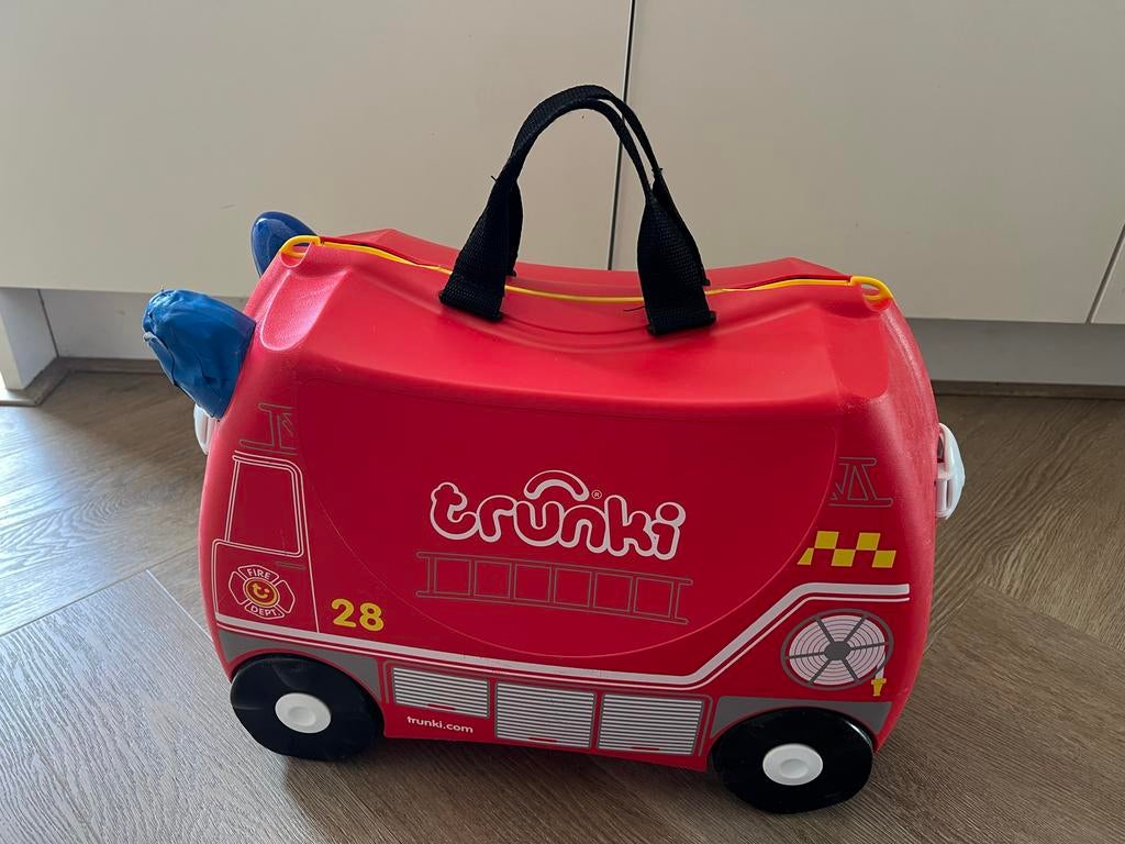 Trunki brandweer koffer - ideaal voor kinderen, 40 tot 60 cm, Gebruikt, 20 tot 30 cm, Rood