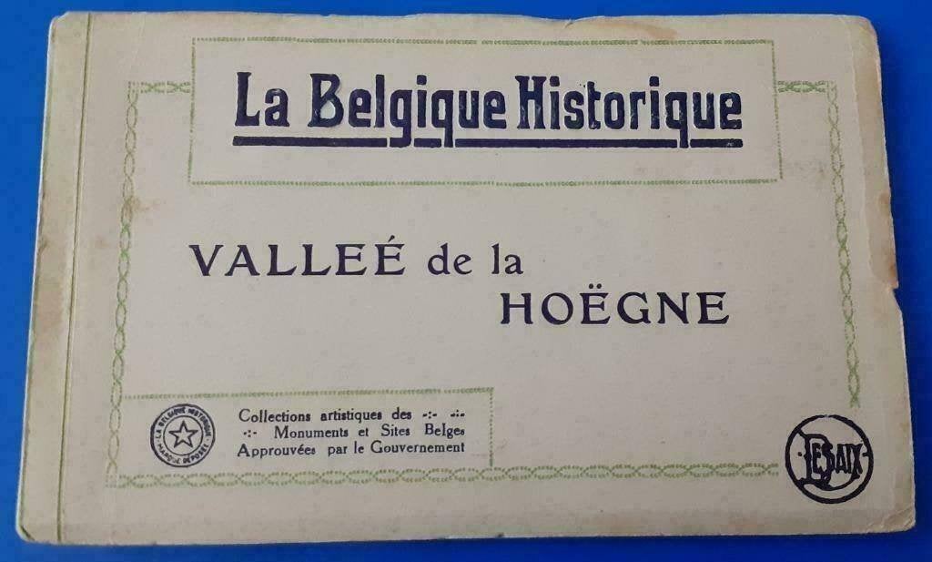 Boekje La Belgique Historique Valleé de la Hoëgne - 10 AK, Verzenden, 1920 tot 1940, Ongelopen, Luik