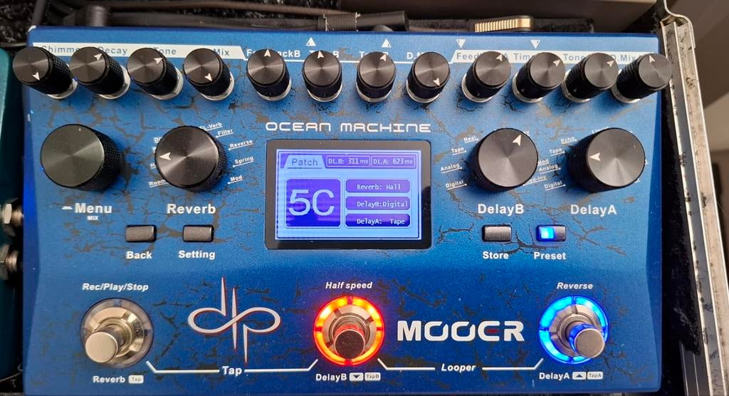 Mooer Ocean Machine Devin Townsend, Ophalen of Verzenden, Zo goed als nieuw