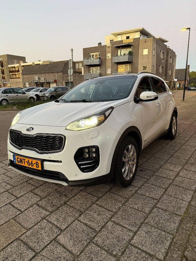 Kia Sportage 1.6 T-gdi 4WD AUT 2017 Wit FULL OPTION, 4 cilinders, Wit, Leder, Vierwielaandrijving