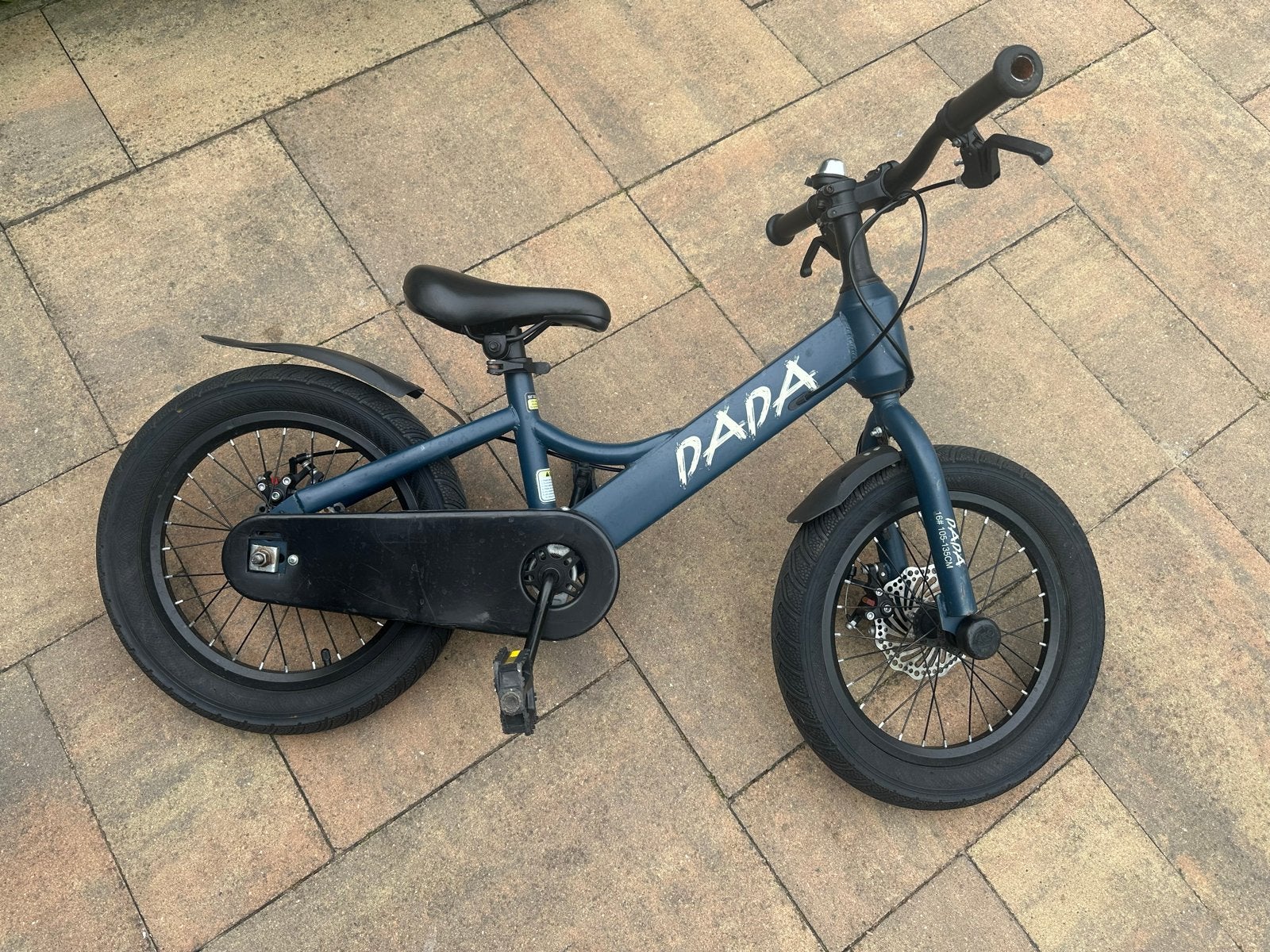 Leuke jongensfiets 16 inch met handrem, Ophalen, Gebruikt, Schijfrem, 16 tot 20 inch