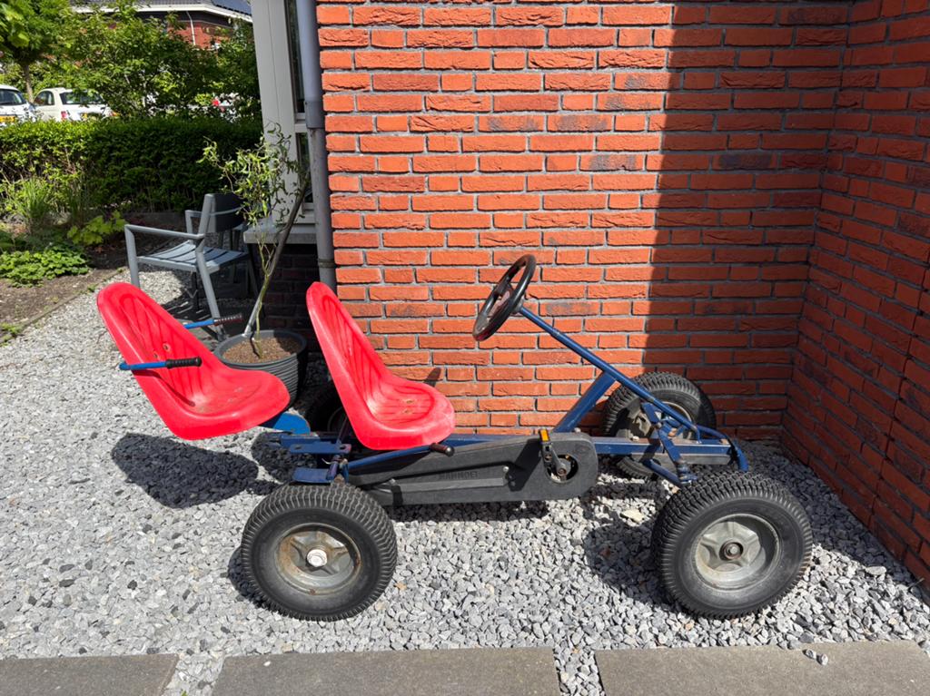 Mammoet skelter met duozit - Klaar voor avontuur!, Ophalen, Gebruikt, Mammoet, Duozit