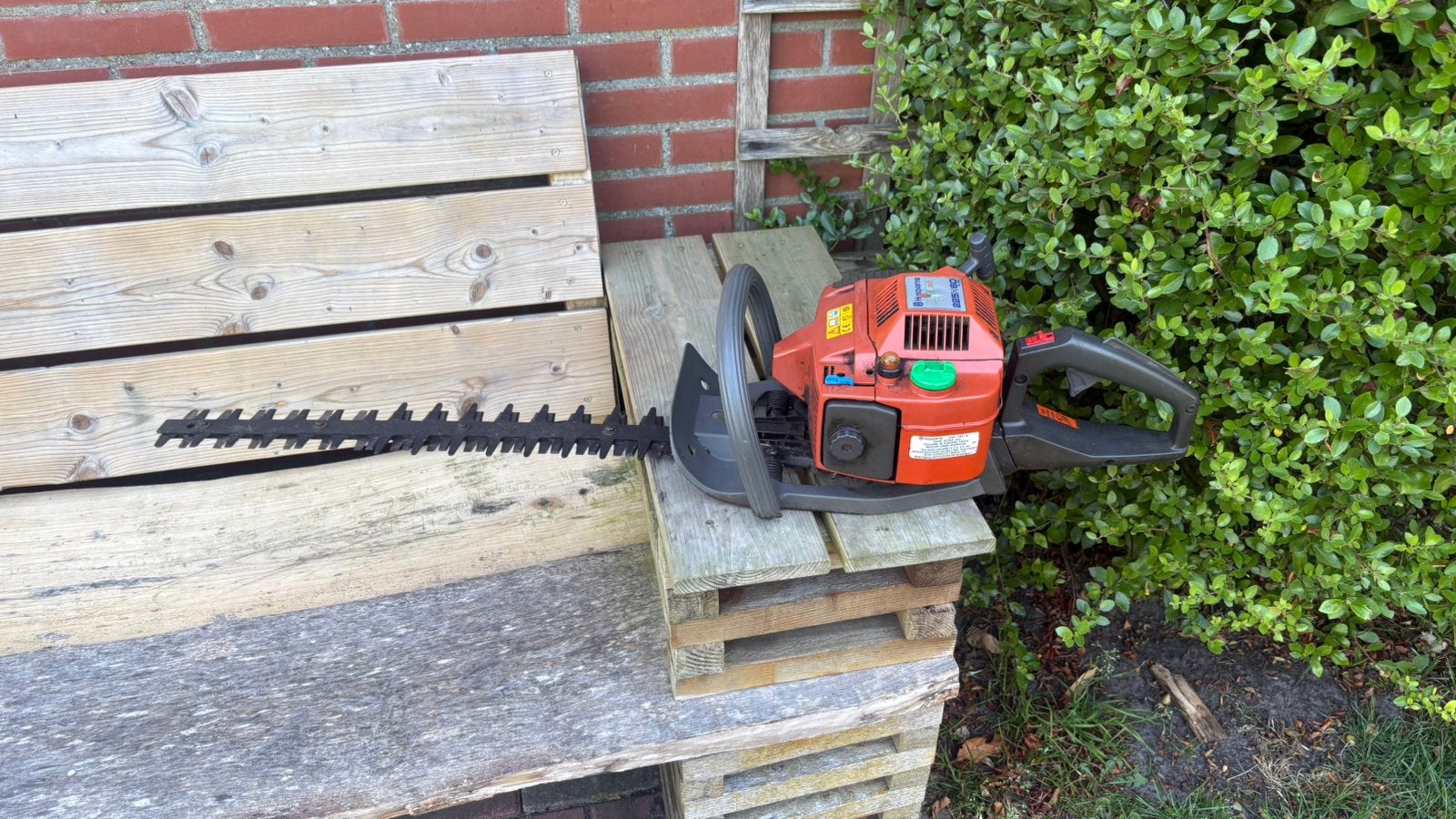 Husqvarna 225H60 heggenschaar/ 60cm, Ophalen of Verzenden, Gebruikt, Dolmar /Stihl / Husqvarna