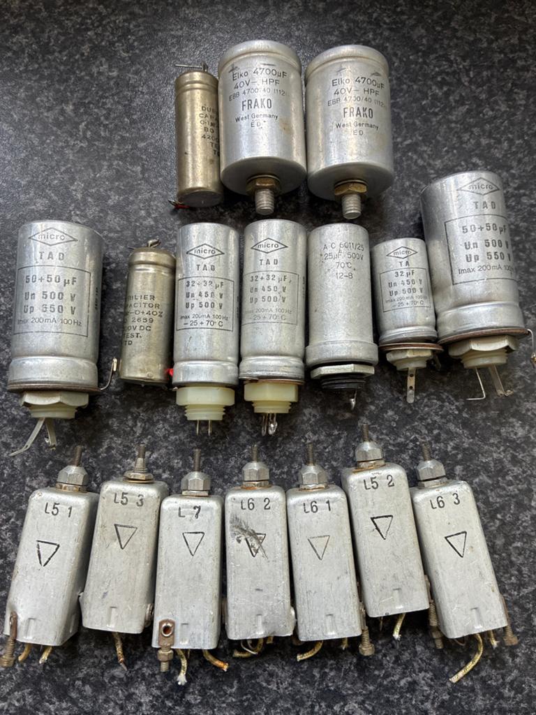 Partij Vintage Condensatoren (Elko, Micro, Dubilier), Ophalen of Verzenden, Gebruikt