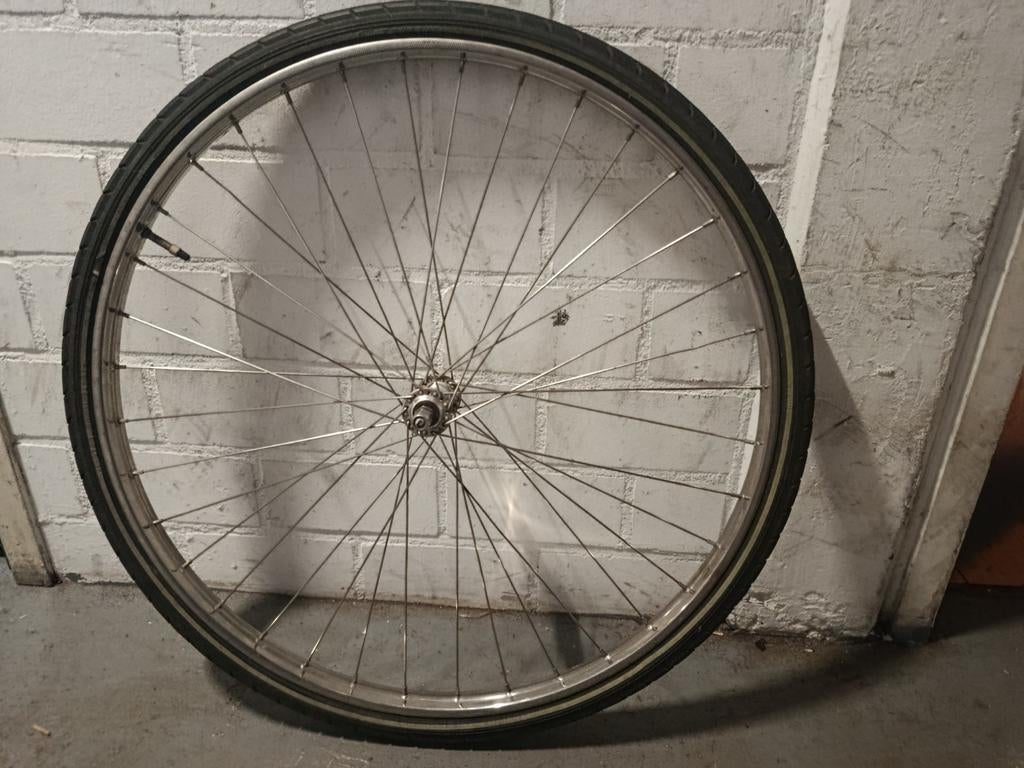 OmaFiets voorwiel 28 inch 40-635- 28/1/1/2 van schothorst, Overige materialen, Zo goed als nieuw, Stadsfiets, Van schothorst