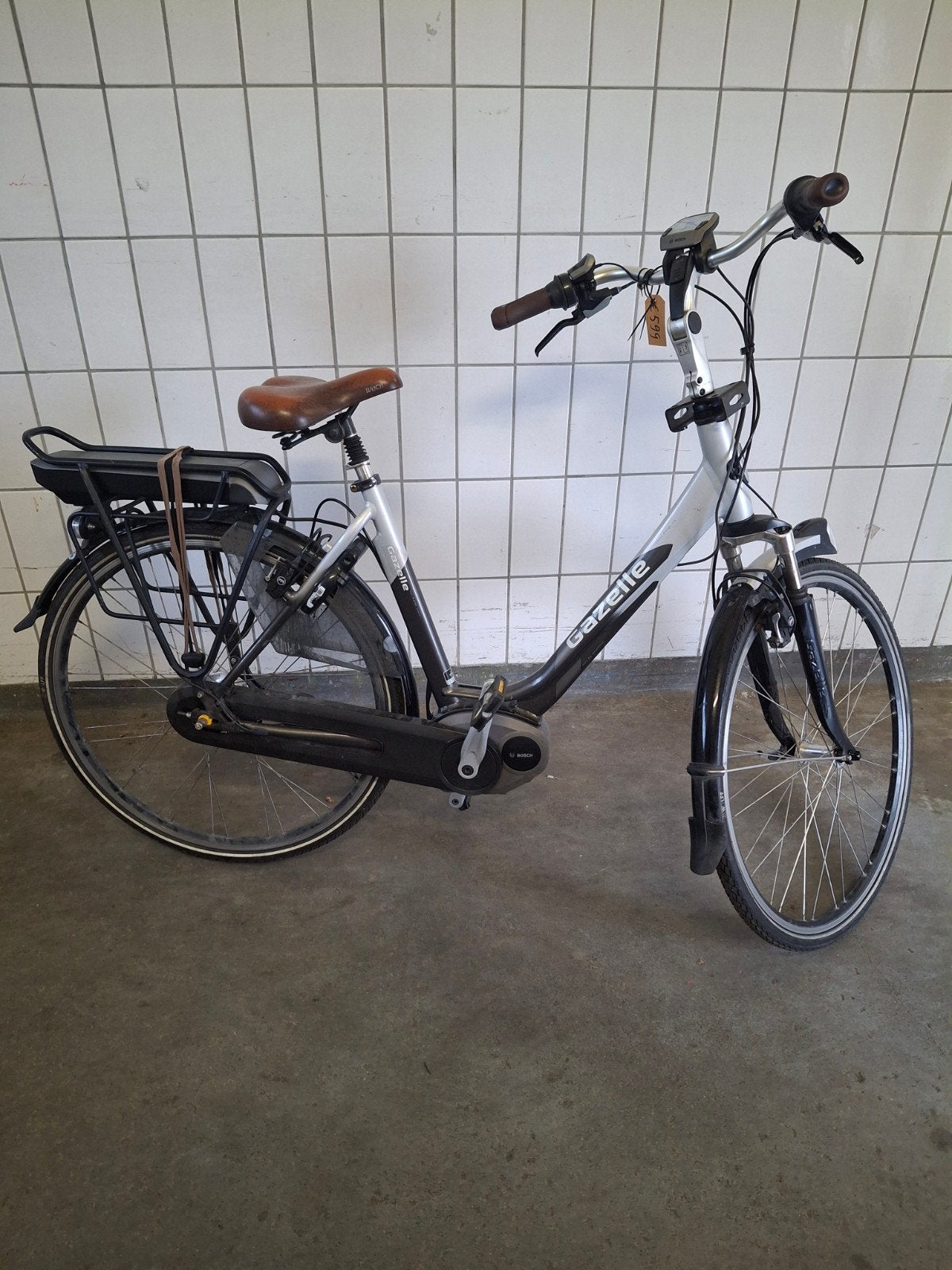 tk gazelle Orange  Bosch middenmotor ebike elektrischefiets, 51 tot 55 cm, Ophalen, Zo goed als nieuw, Aluminium
