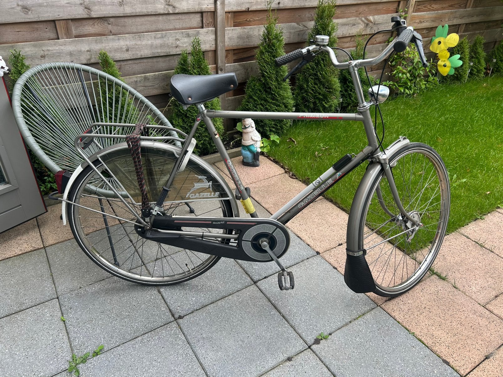 Gazelle Primeur herenfiets 28inch, Fietsen en Brommers, Ophalen, Gebruikt, Versnellingen, 61 tot 65 cm