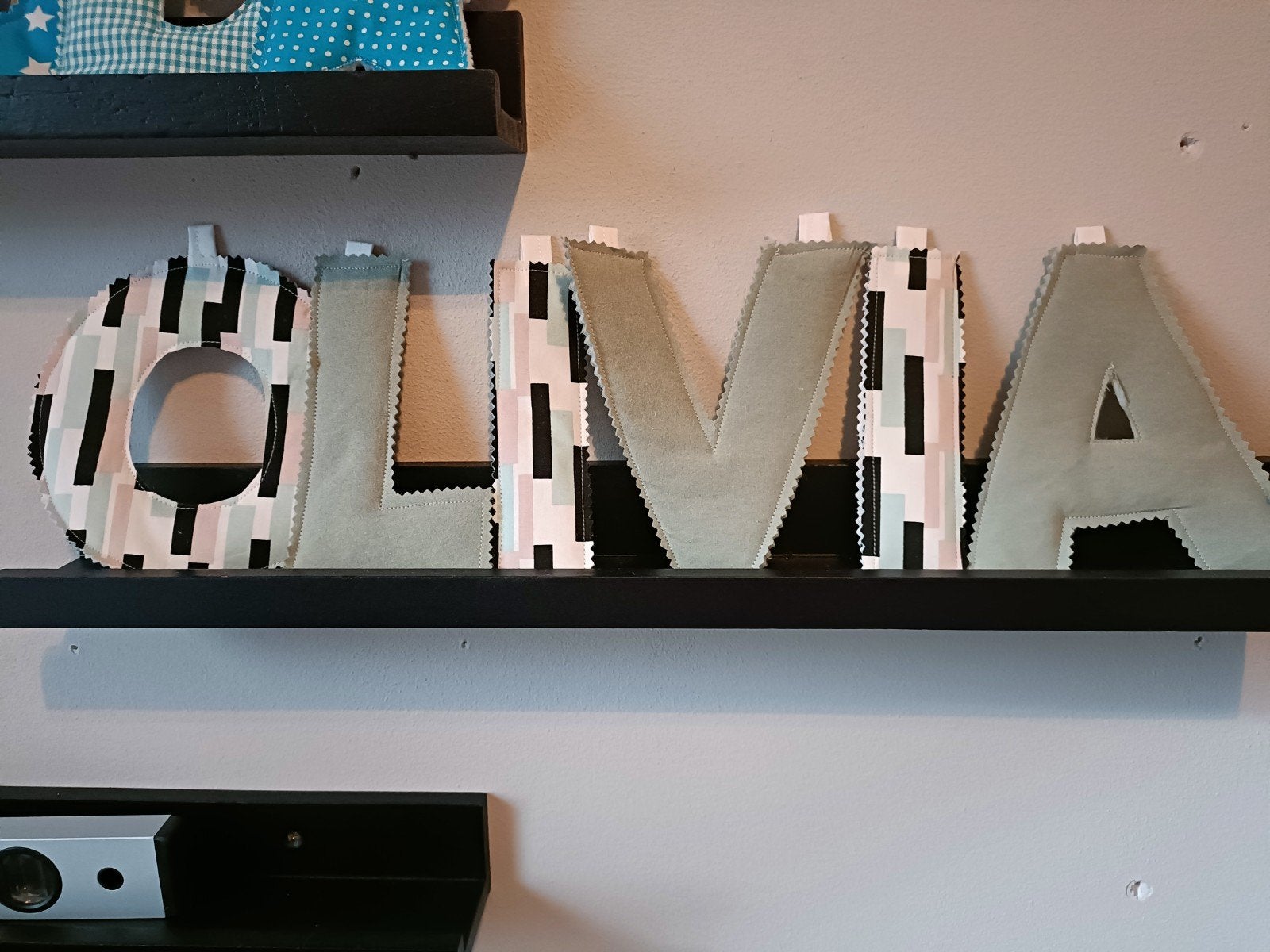 Stoffen slinger, letter vlaggetjes banners kraam cadeau, Kinderen en Baby's, Ophalen of Verzenden, Nieuw