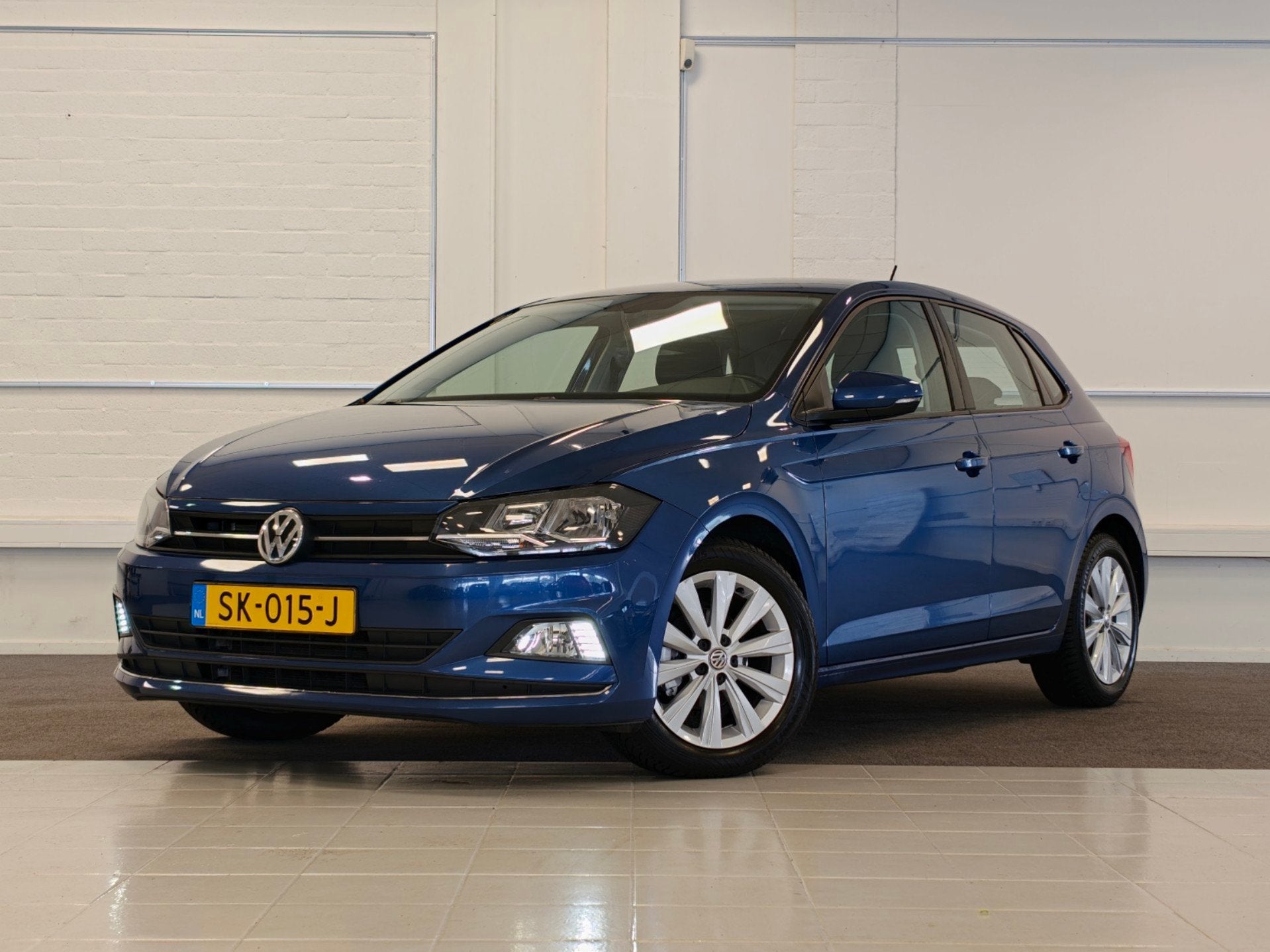 Volkswagen Polo 1.0 TSI Highline DSG Allseason Clima Carplay, Auto's, Adaptive Cruise Control, Stof, Gebruikt, 95 pk