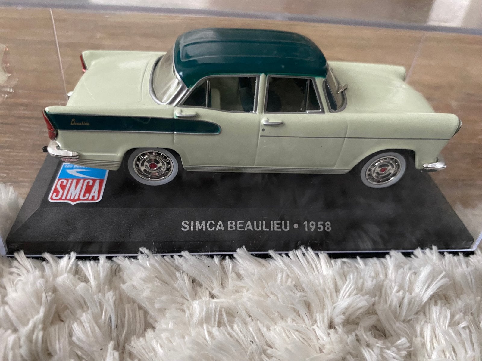 Simca Beaulieu 1958 1:43, Ophalen of Verzenden, Zo goed als nieuw, Auto, Overige merken