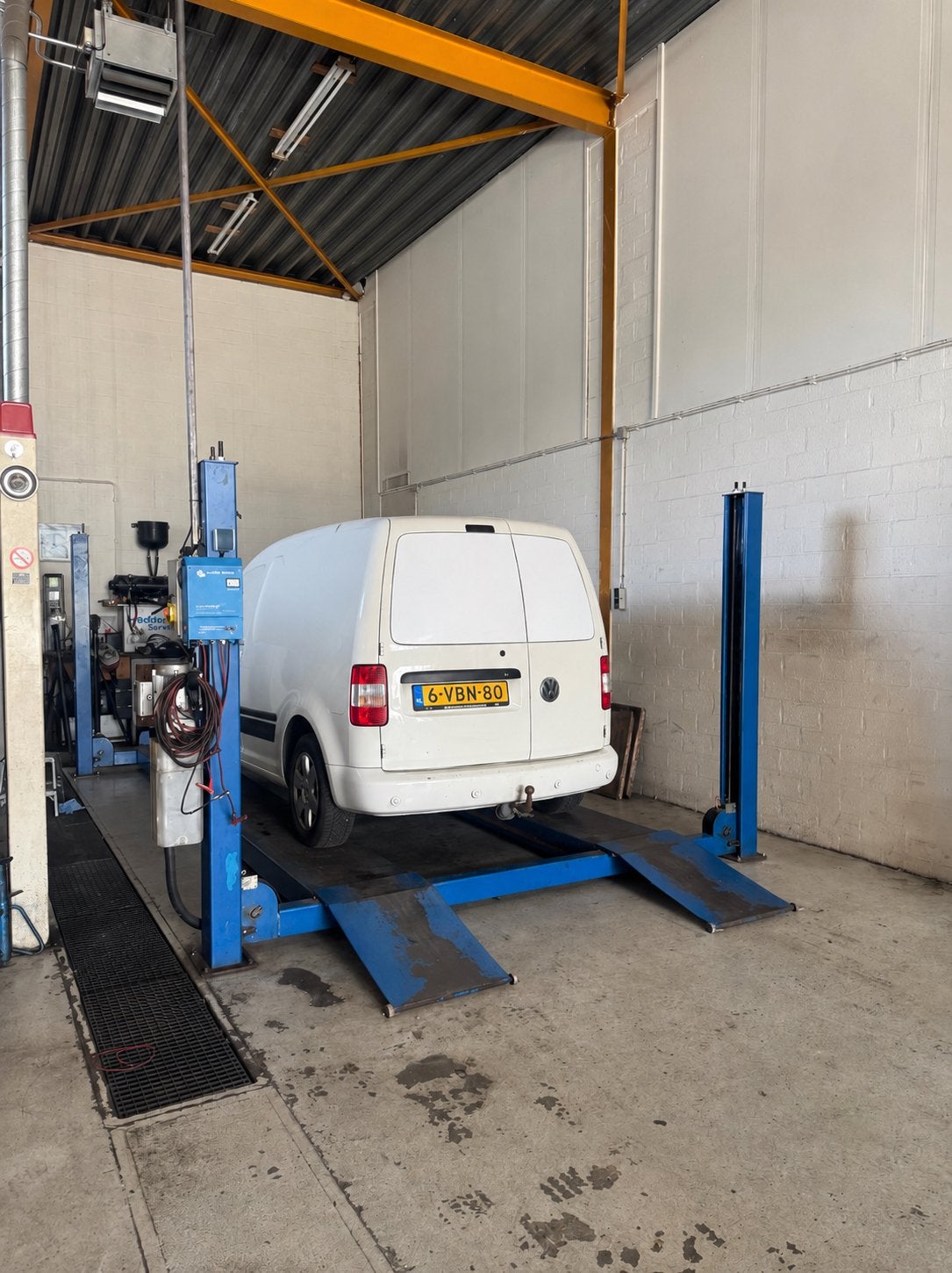 4 koloms hefbrug 5,5t, Auto diversen, Autogereedschap, Ophalen, Gebruikt