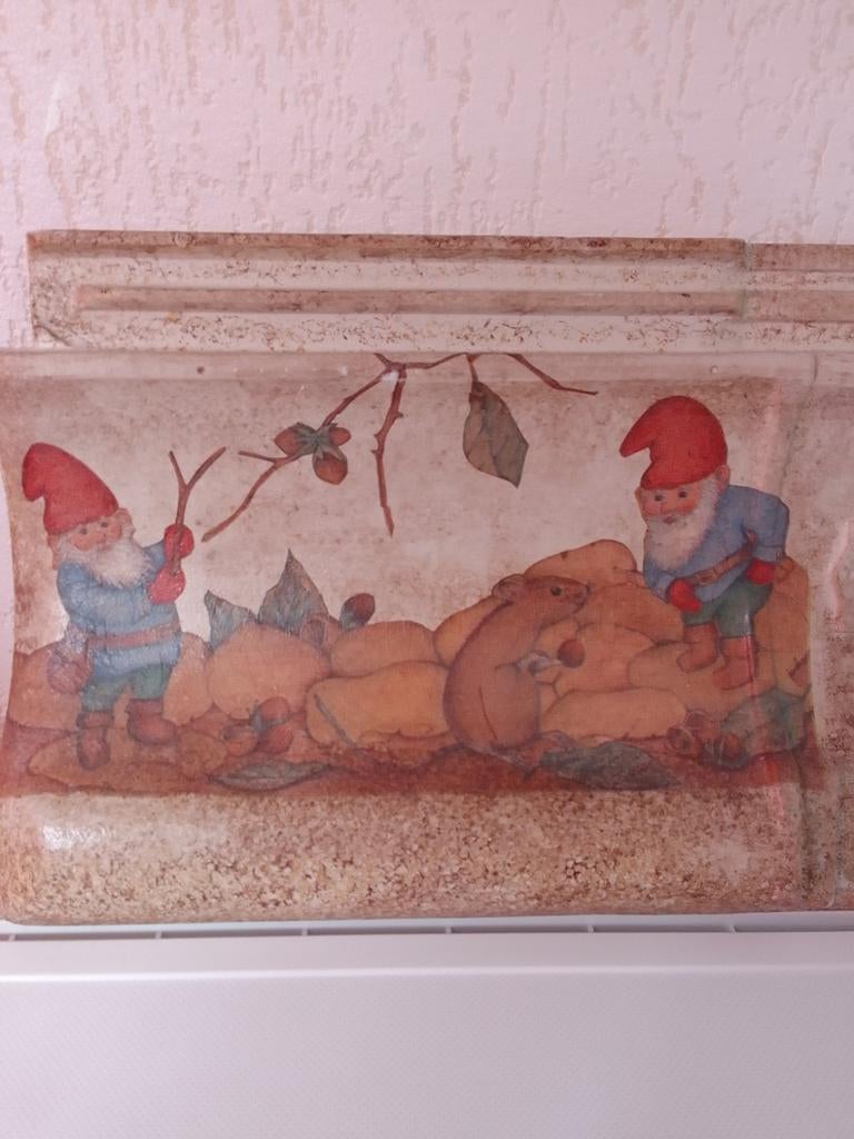 Beschilderde dakpan.€5,00, Ophalen of Verzenden