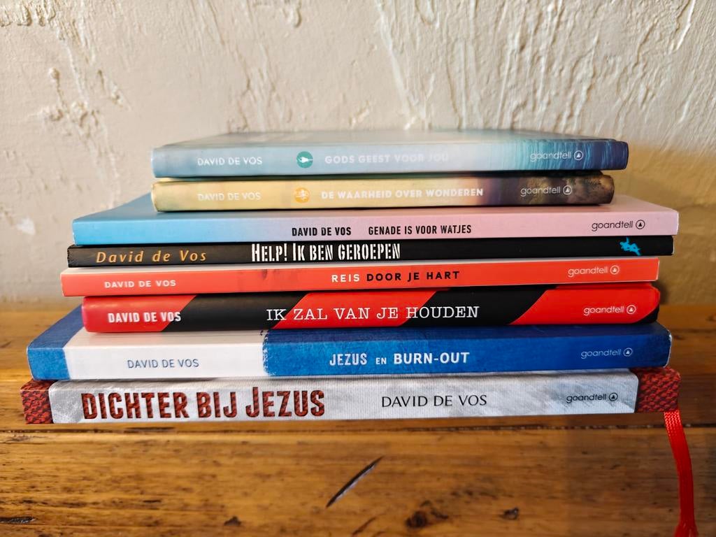8 Boeken van David de Vos., Boeken, Ophalen of Verzenden, Zo goed als nieuw