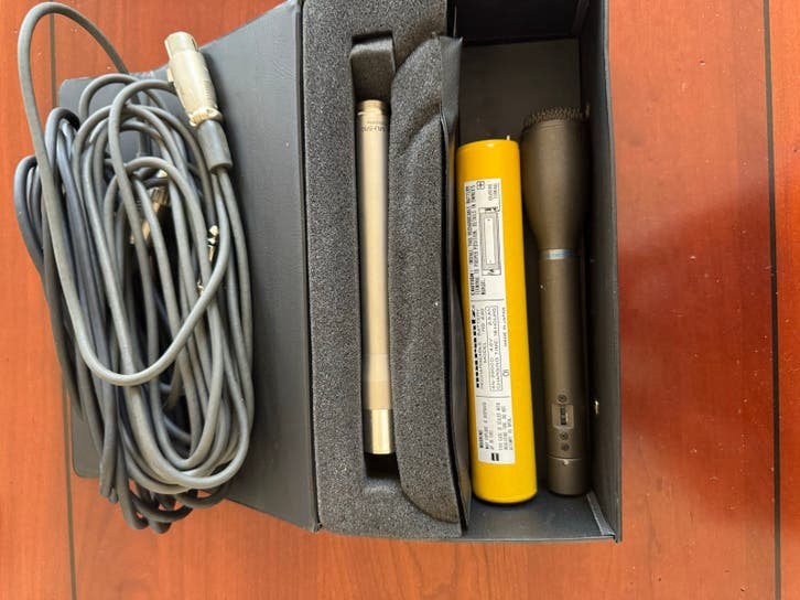 Vintage microfoonset JVC MU-S80 + Audio-Technica ATM10, Ophalen of Verzenden, Gebruikt, Studiomicrofoon